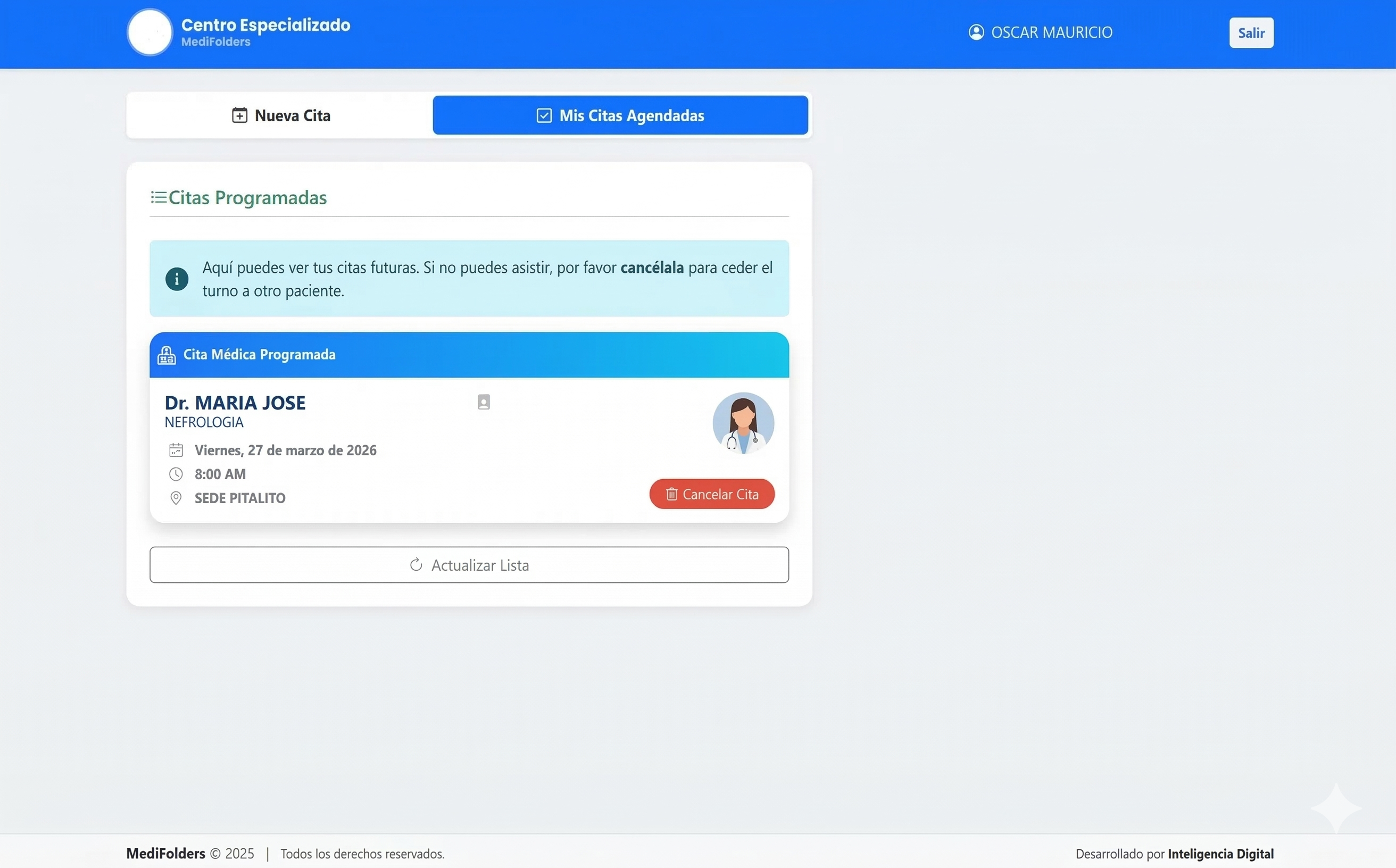 Pantallazo Agendamiento 3
