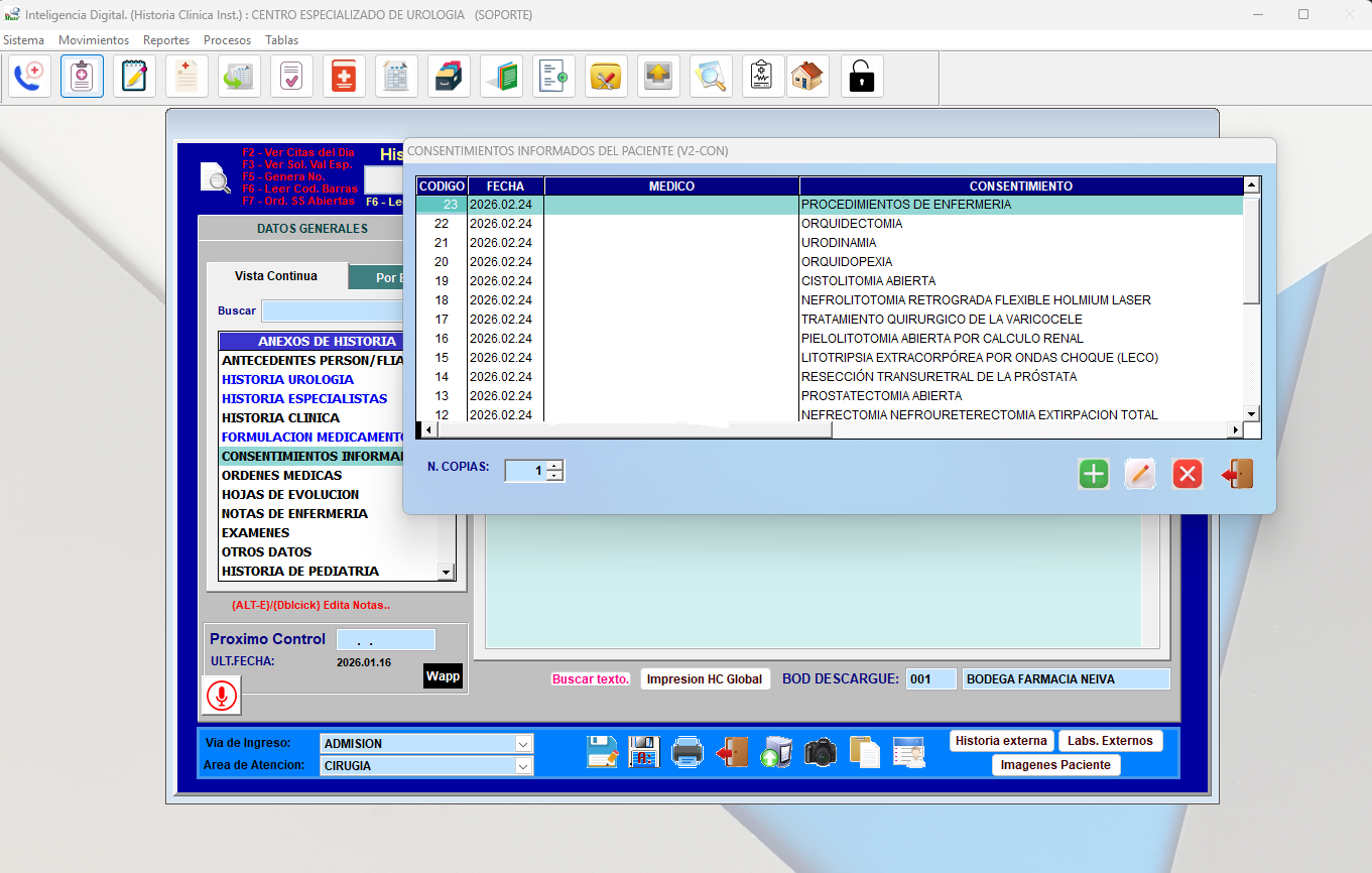 Pantallazo Consentimientos Informados 1
