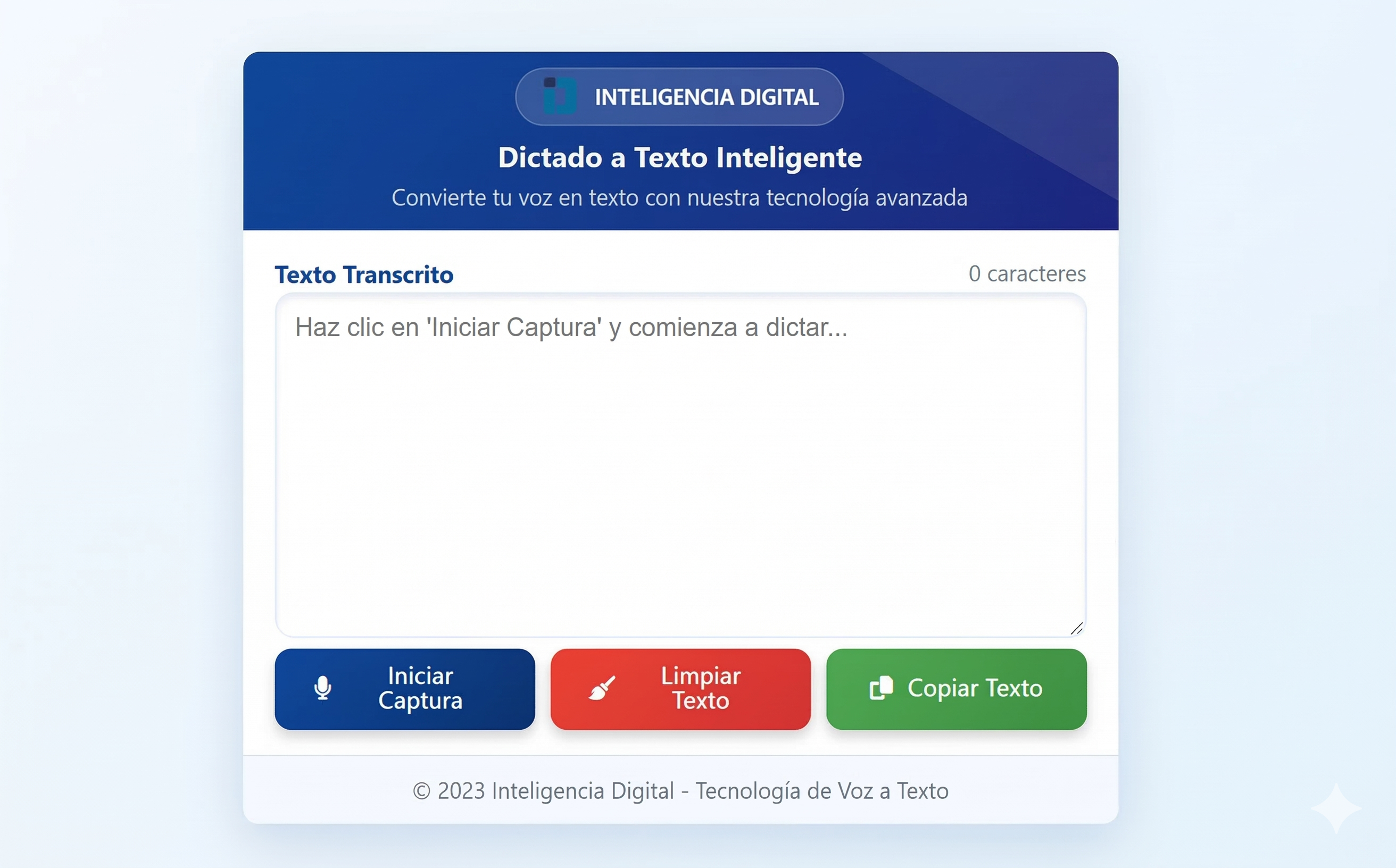 Pantallazo Voz a Texto 1